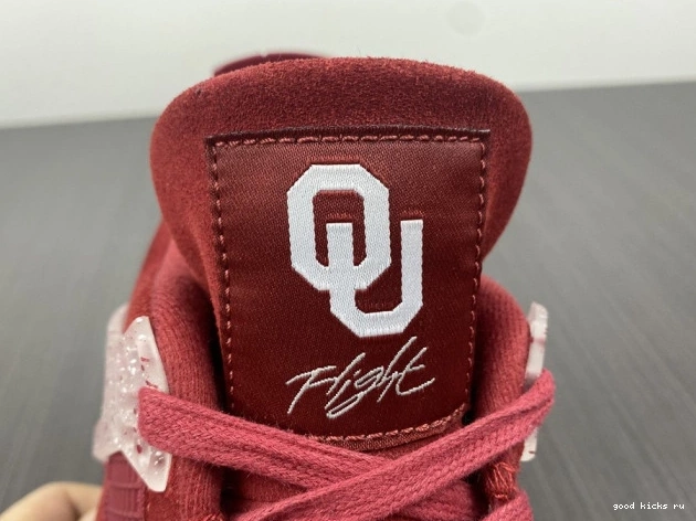 AJ4-904282 Oklahoma PE Jordan Sooners 4 Retro 0701